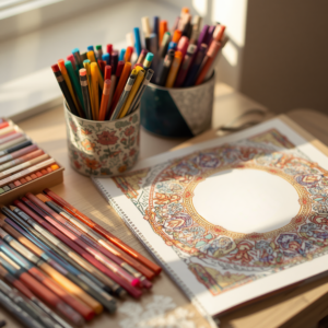 coloring supplies image